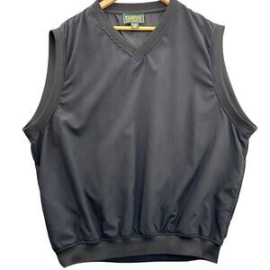 Fairway Golf Collection Black V Neck Golfing Vest Men XXL